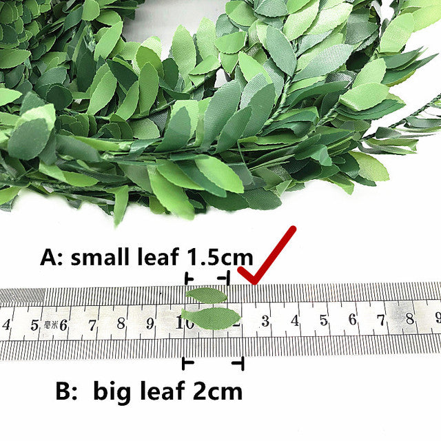 Meters Artificial Leaf Garland Plants