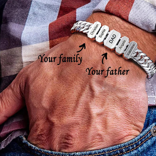Personalized Men Chain Bracelet