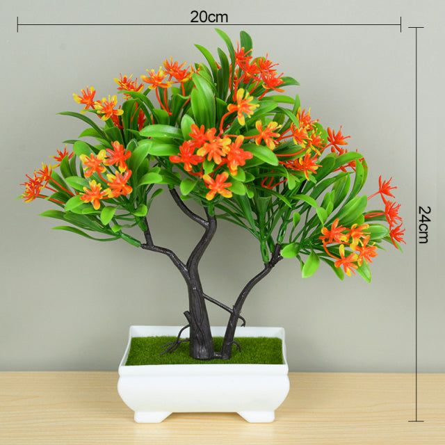 Artificial Plants Bonsai Small Tree Pot Fake Plant
