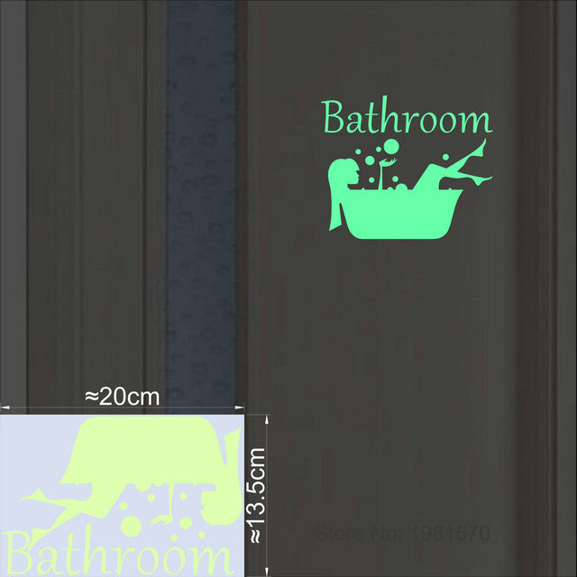 Bathroom Wall Stickers Toilet Home Decoration