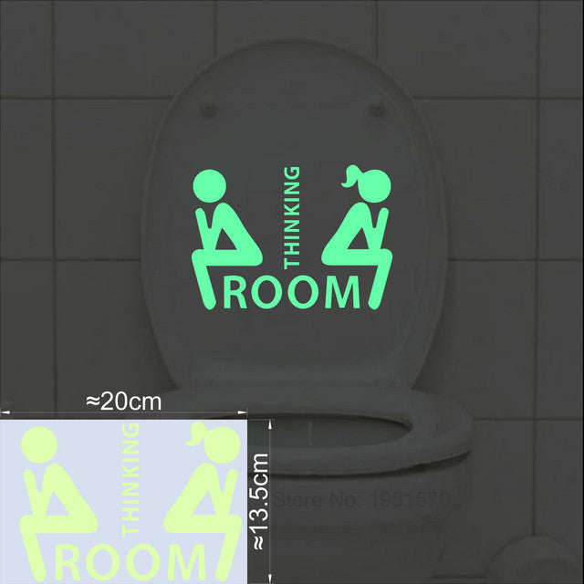 Bathroom Wall Stickers Toilet Home Decoration