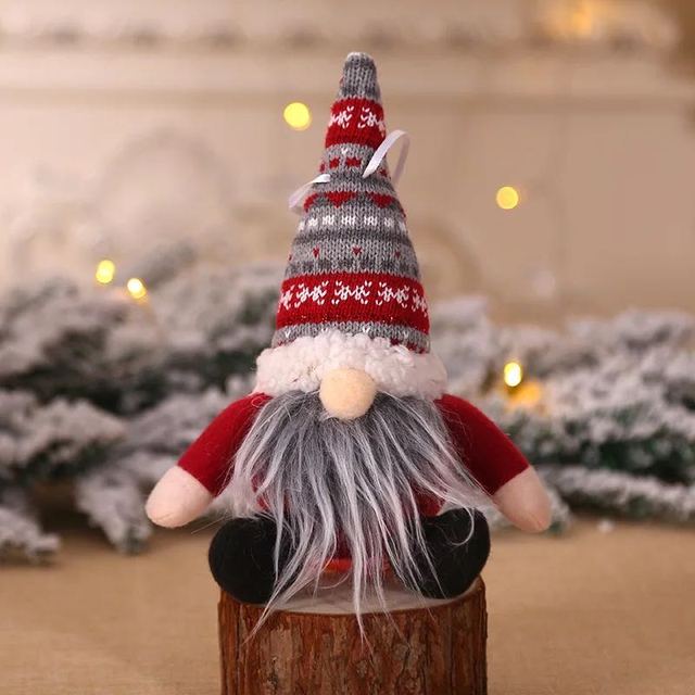 Faceless Doll Merry Christmas Decorations for Home