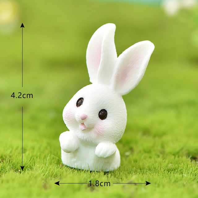 Landscape Decoration Mini Bunny Miniature