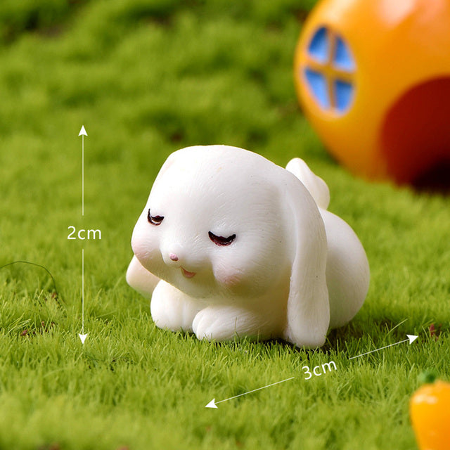 Landscape Decoration Mini Bunny Miniature