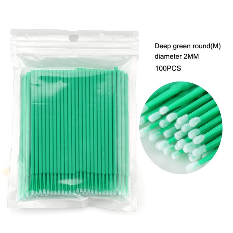 100Pcs/bag Disposable MicroBrush Eyelashes Extension