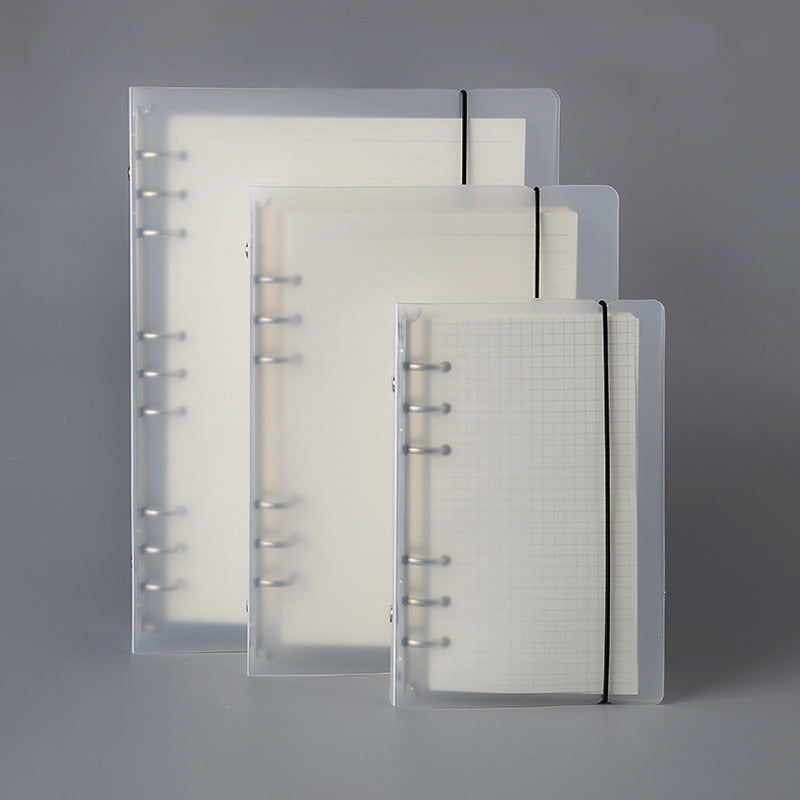 Transparent Loose Leaf Binder Notebook