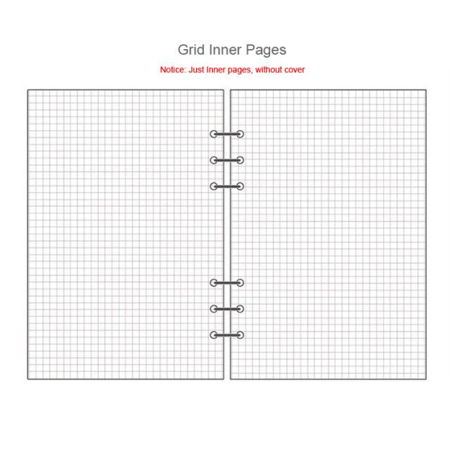 Transparent Loose Leaf Binder Notebook