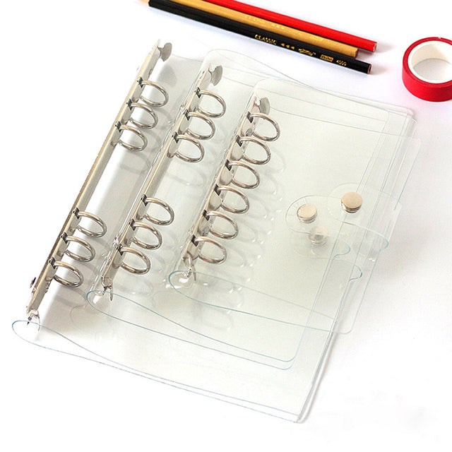 Transparent Loose Leaf Binder Notebook