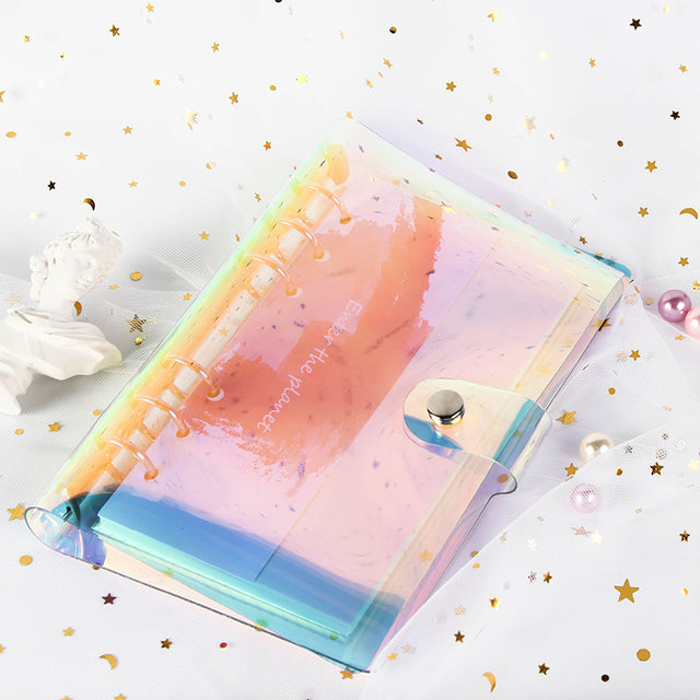 Transparent Loose Leaf Binder Notebook