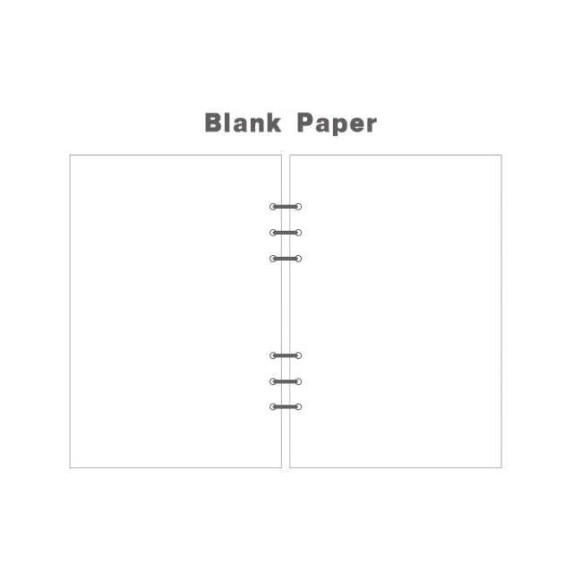 Transparent Loose Leaf Binder Notebook