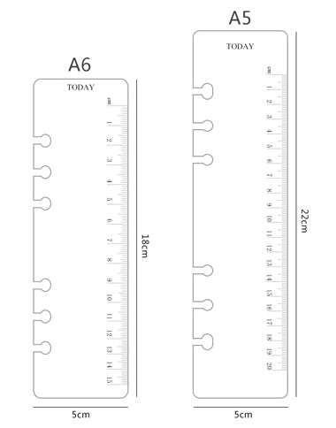 Transparent Loose Leaf Binder Notebook