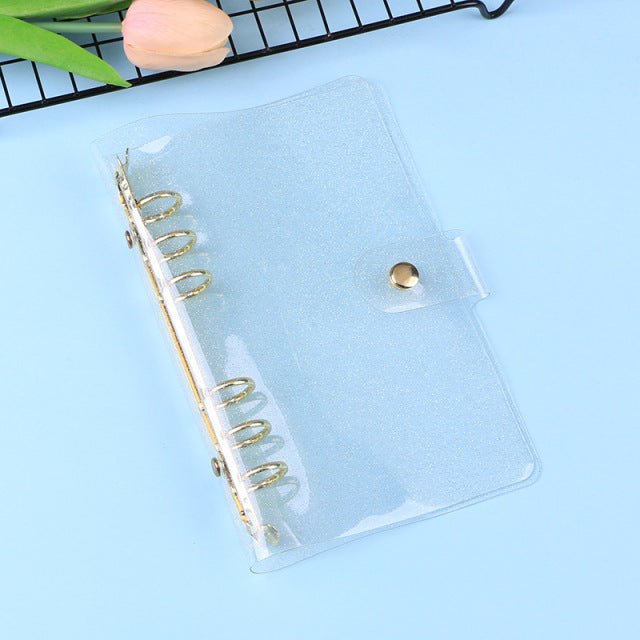 Transparent Loose Leaf Binder Notebook