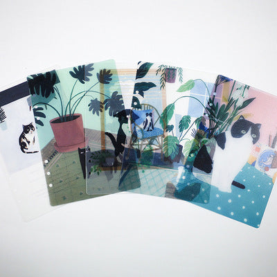 Transparent Loose Leaf Binder Notebook