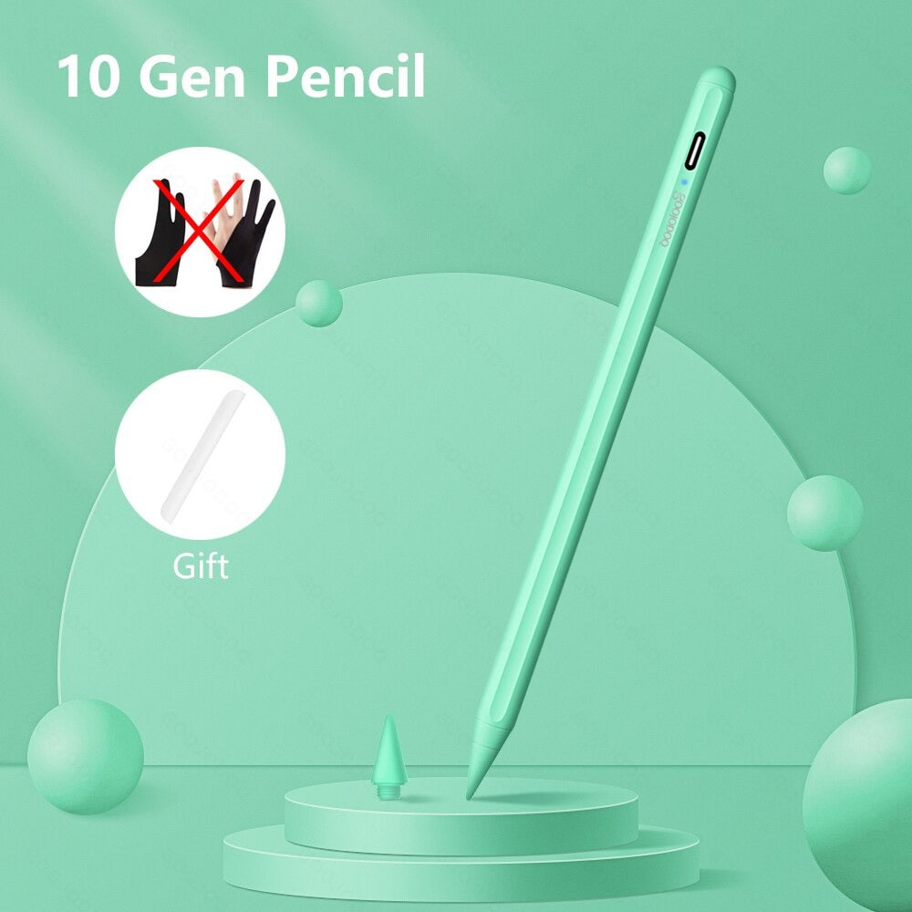 Palm Rejection Stylus Pen for Apple Pencil 2 1 iPad Pen