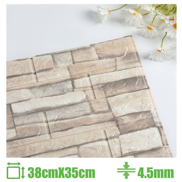 3D Wall Stickers Self Adhesive Wallpaper
