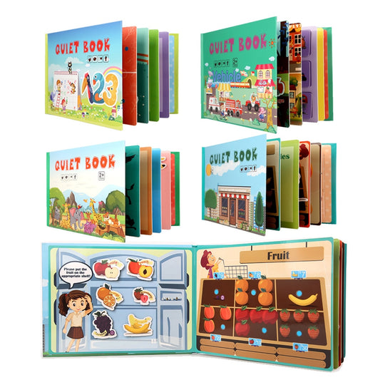 My First Busy Book Montessori Toys