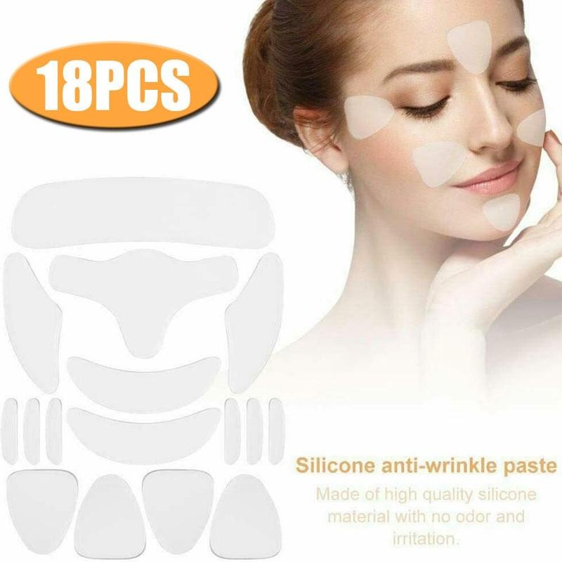 Silicone Wrinkle Removal Sticker Face