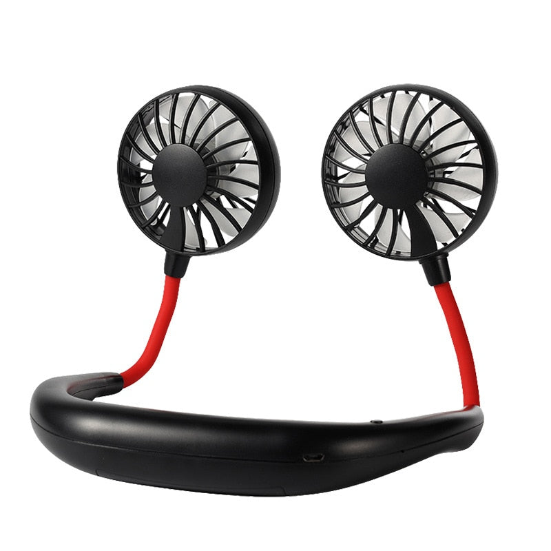 Mini USB Portable Fan Hands-free Neck Fan