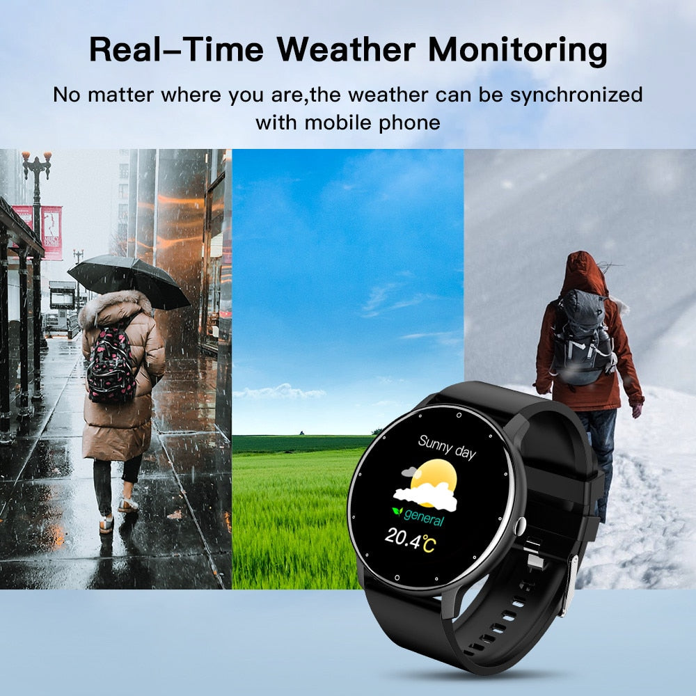 Men Women Smart Watch Full Touch Screen Watches