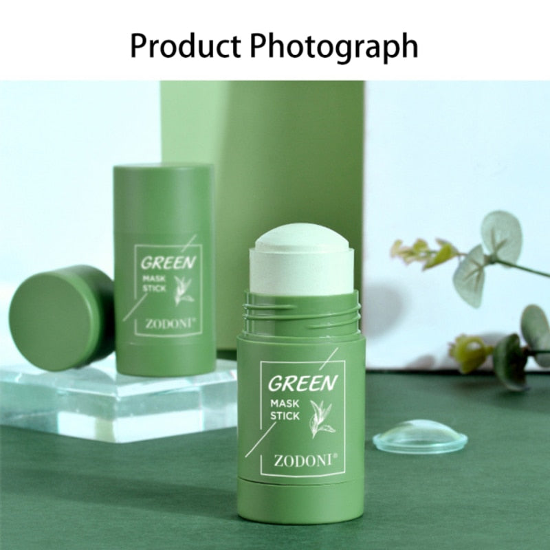 Green Tea Mask Solid Face Mask Stick Oil Control