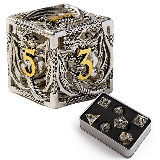 Metal Dice DND Set Role-Playing