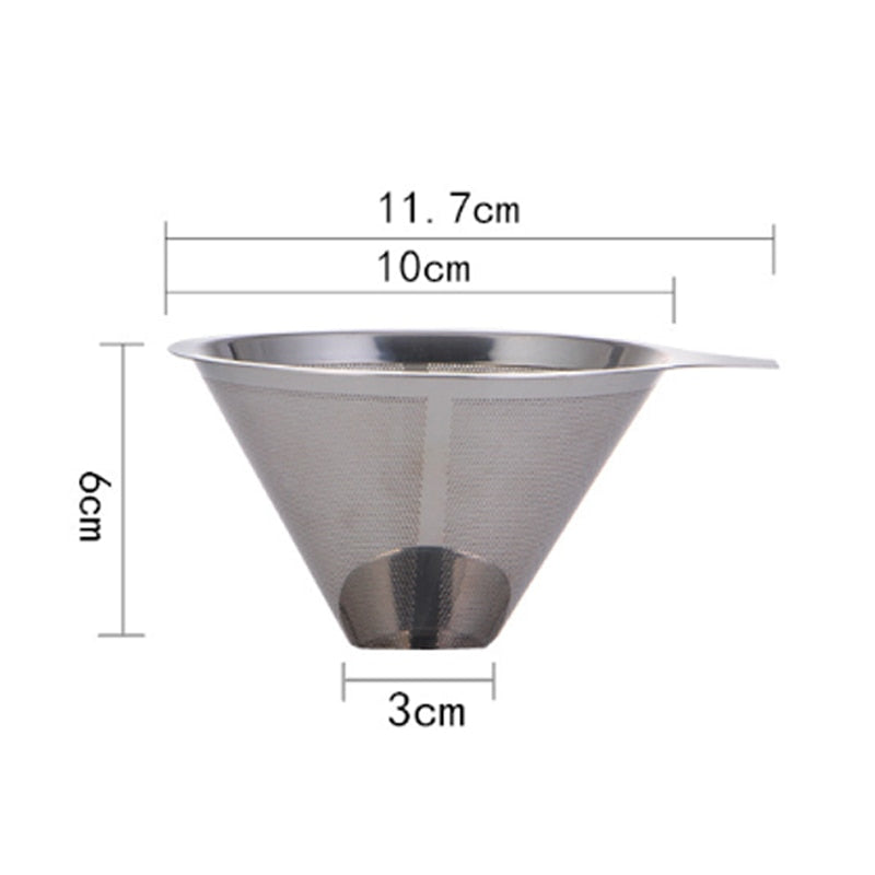 Coffee Filter Holder Pour Over Coffees Dripper Mesh