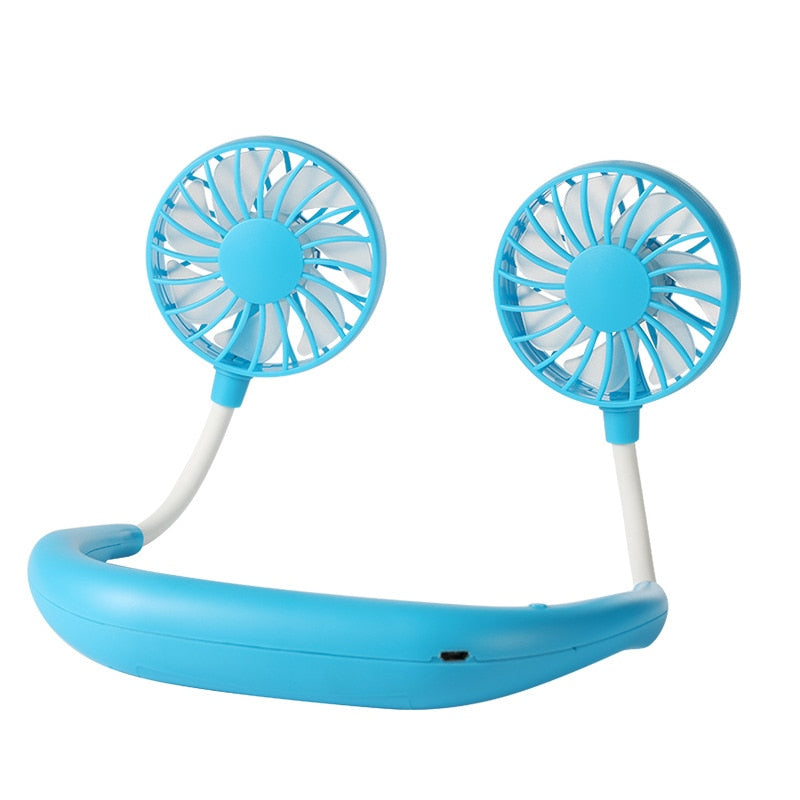 Mini USB Portable Fan Hands-free Neck Fan