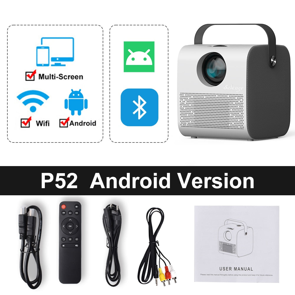 Led Mini Bluetooth Projetor Mobile Phone