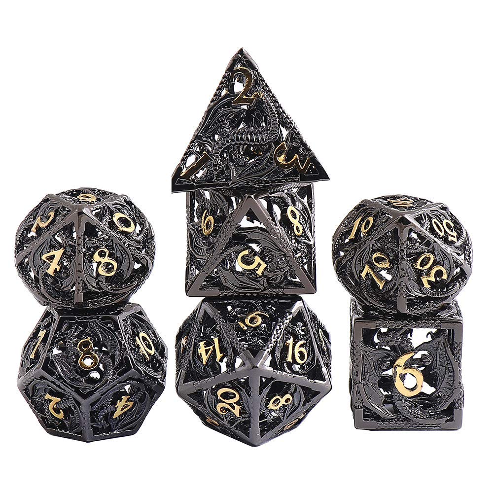 Metal Dice DND Set Role-Playing