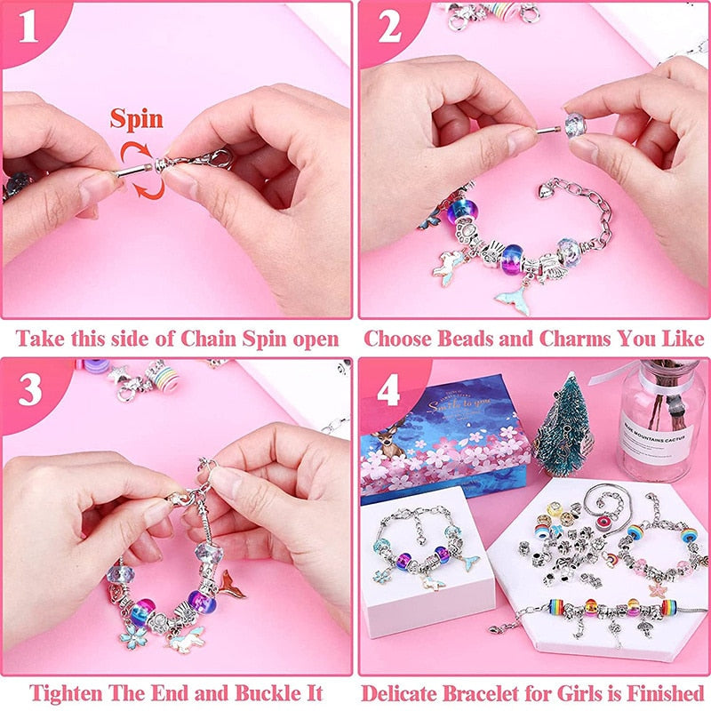 Jewerly Making Kit Charm Bracelet Necklaces