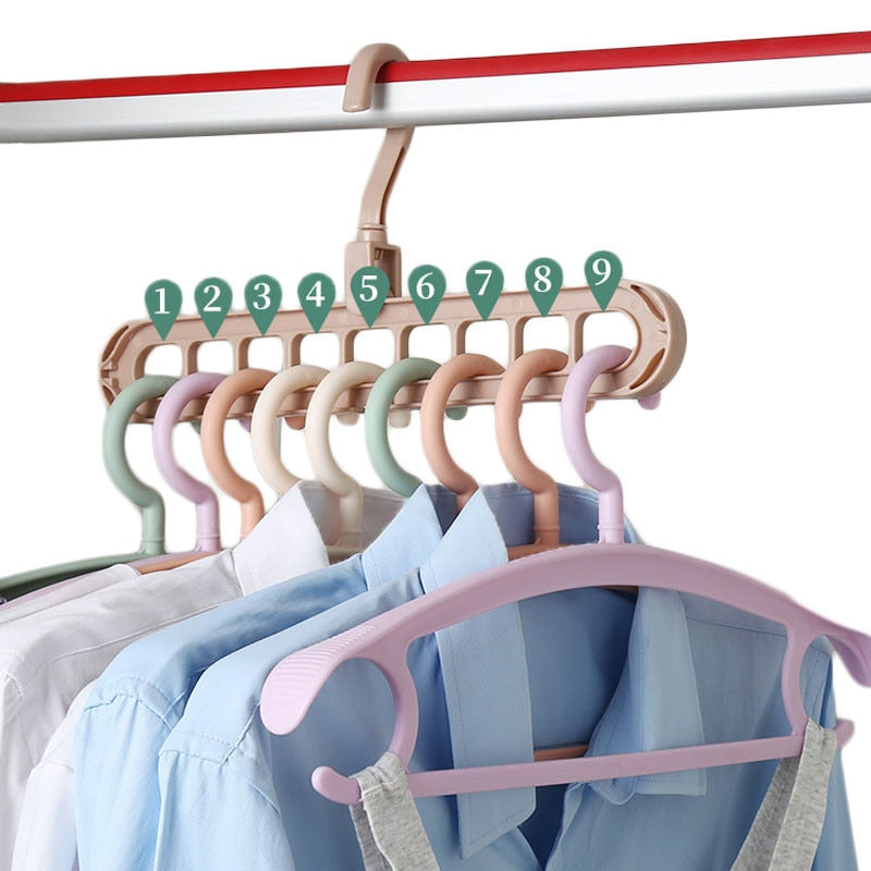 Magic Multi-port Support hangers for Clothes