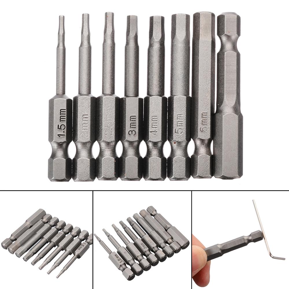 Magnetic Hexagon Screwdriver Bit S2 Steel