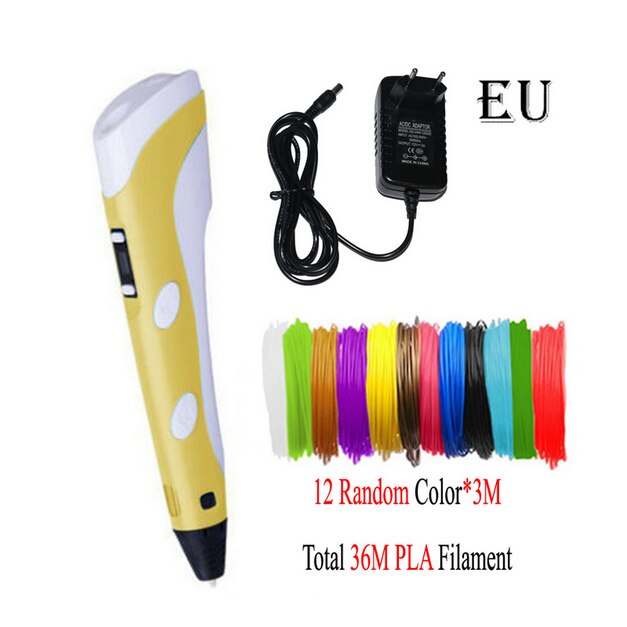 Dikale 3D Pen LED Screen DIY 3D Printing Pen