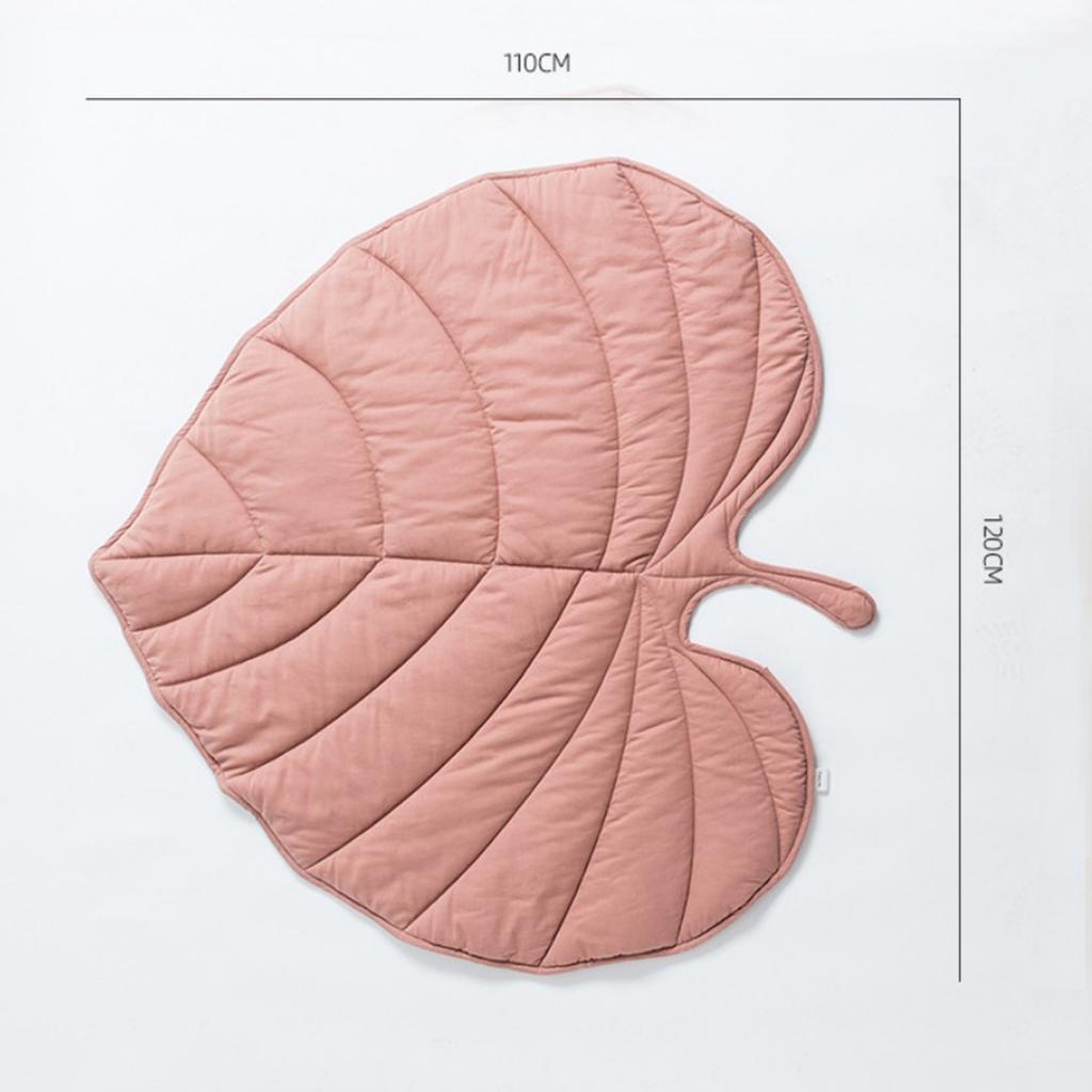 Leaf Shape Area Rug Modern Decorative Bedroom