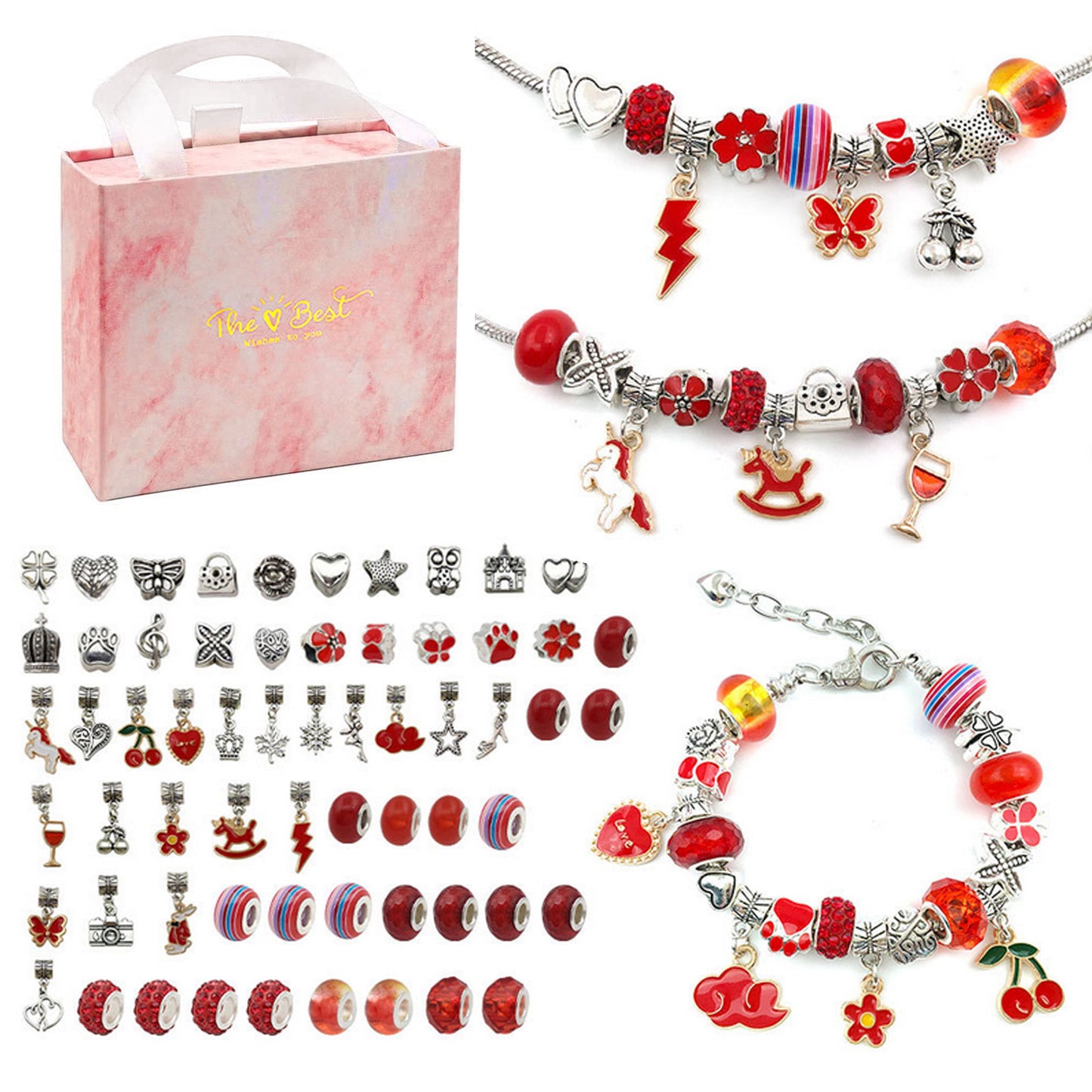 Jewerly Making Kit Charm Bracelet Necklaces