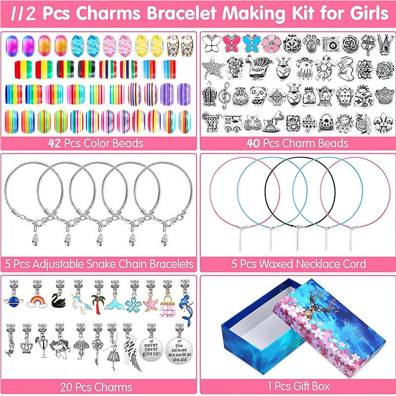 Jewerly Making Kit Charm Bracelet Necklaces