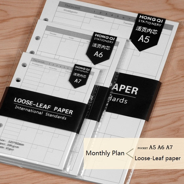 Spiral Notebook Agenda Monthly Weekly Planner