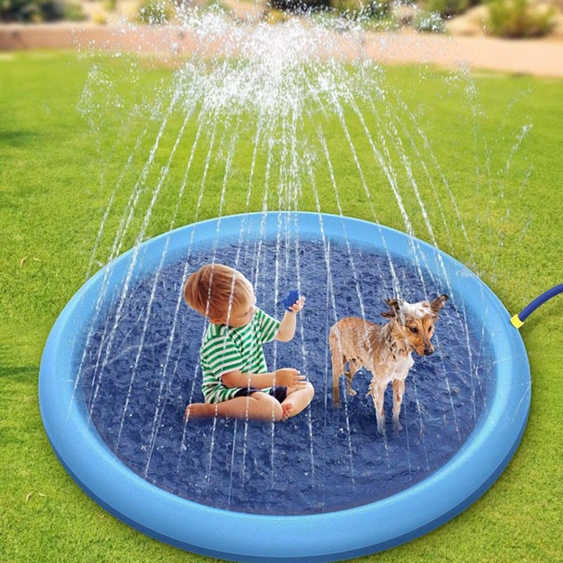 Pet Sprinkler Pad Play Cooling Mat Swimming Pool