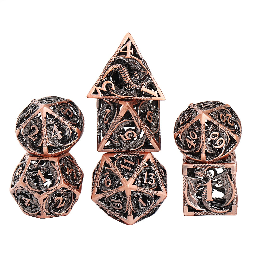 Metal Dice DND Set Role-Playing