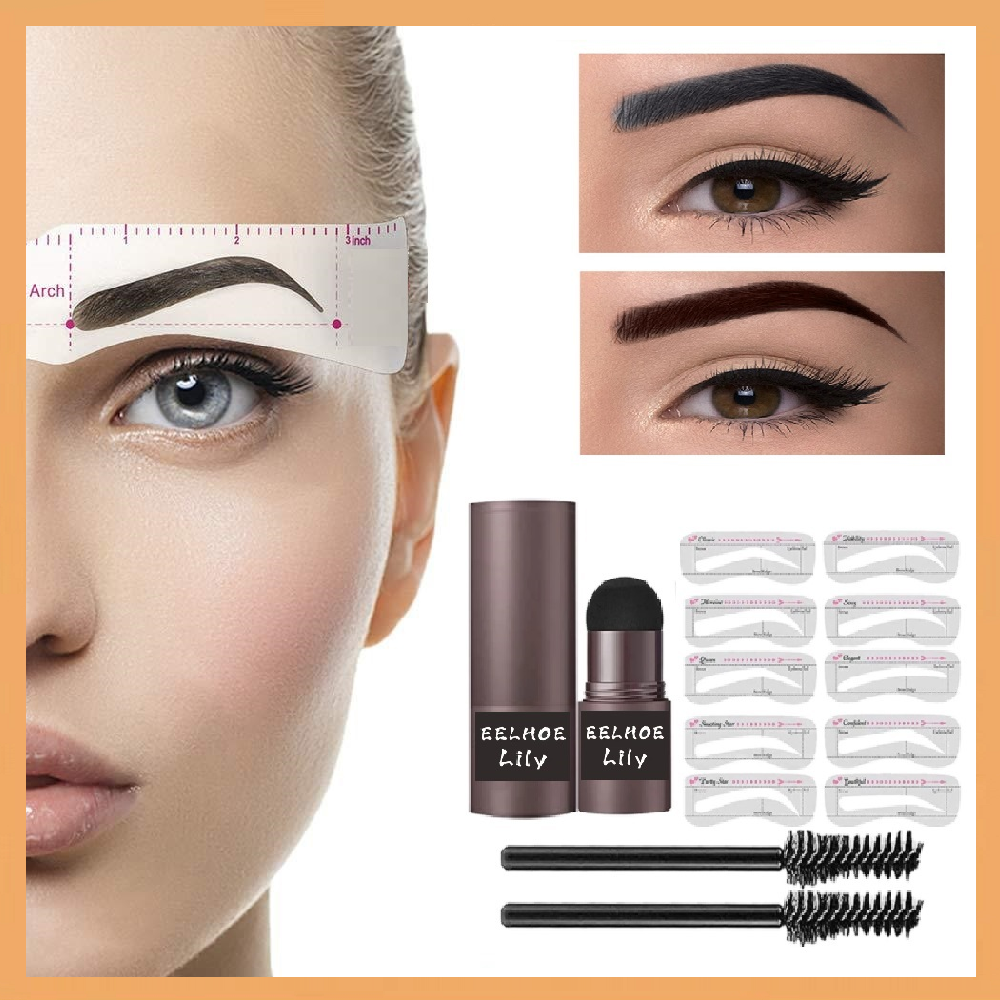 Makeup One Step Eyebrow Stamp Shaping Kit