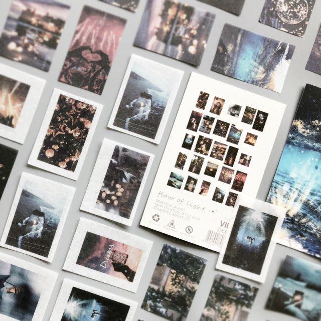 Landscape Scrapbooking Stickers Aesthetic