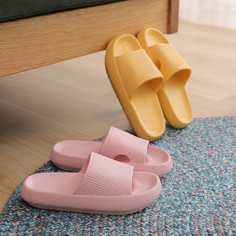 Bathroom Non-slip Slippers Fashion Thick Sole