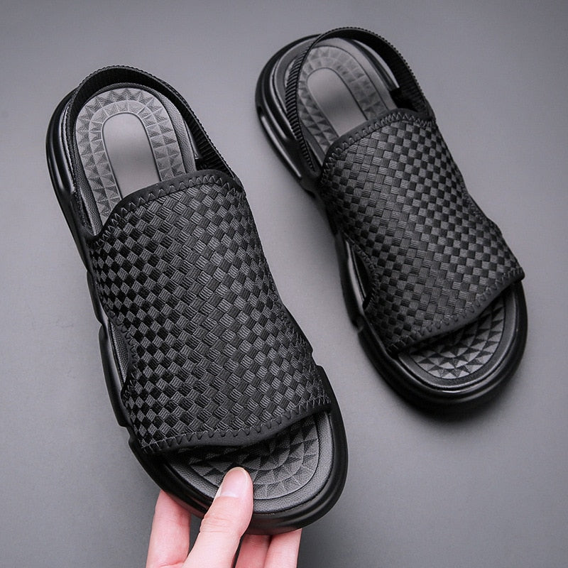 Summer Men Sandals Mesh Casual Shoes