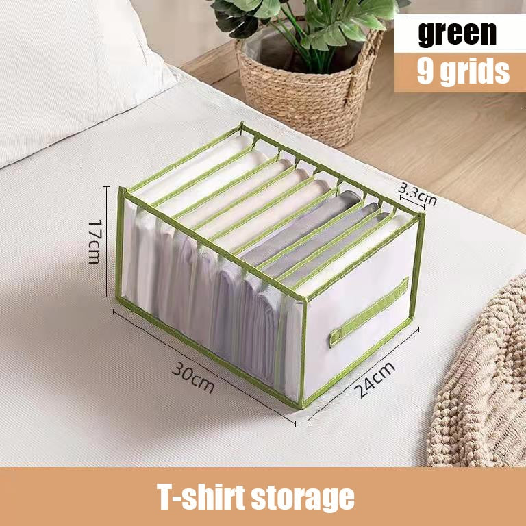 Wardrobe organizer Jeans storage boxes Closet