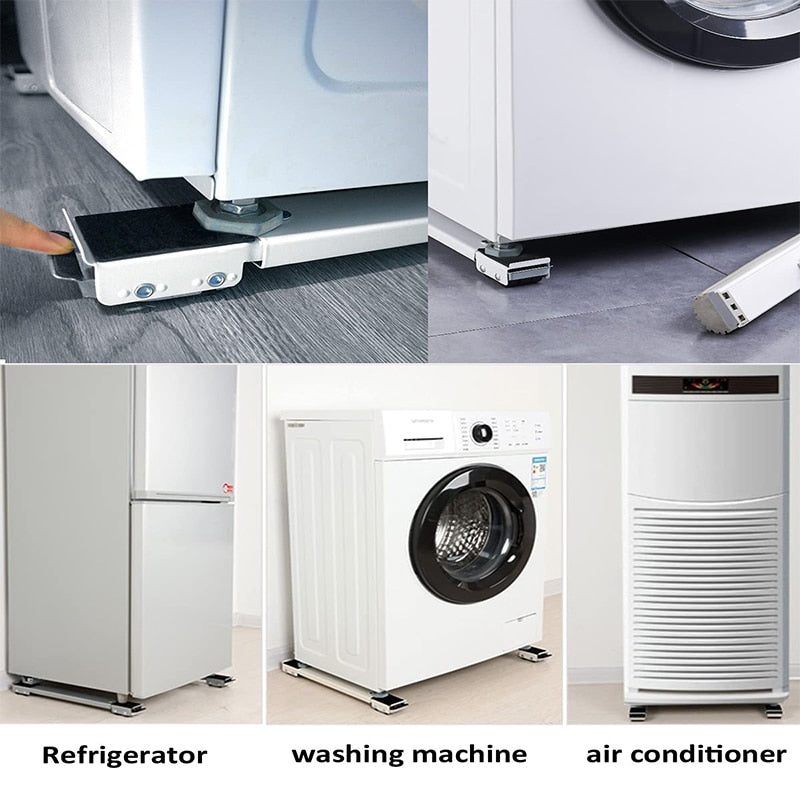 Washing Machine Stand Movable Refrigerator