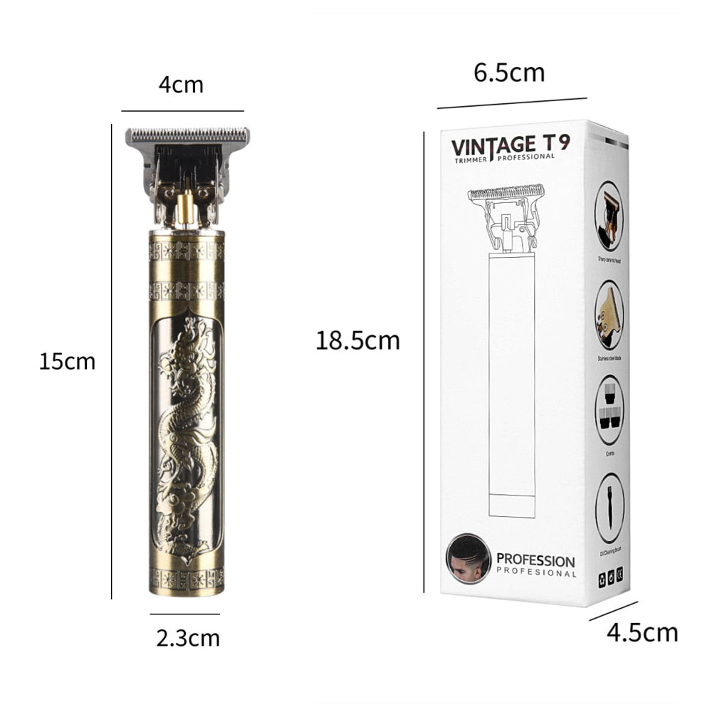 Men Barber Retro T9 Hair Trimmer