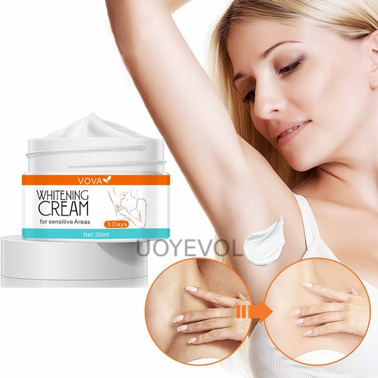 Whitening Cream for Sensitive Areas Dark Skin
