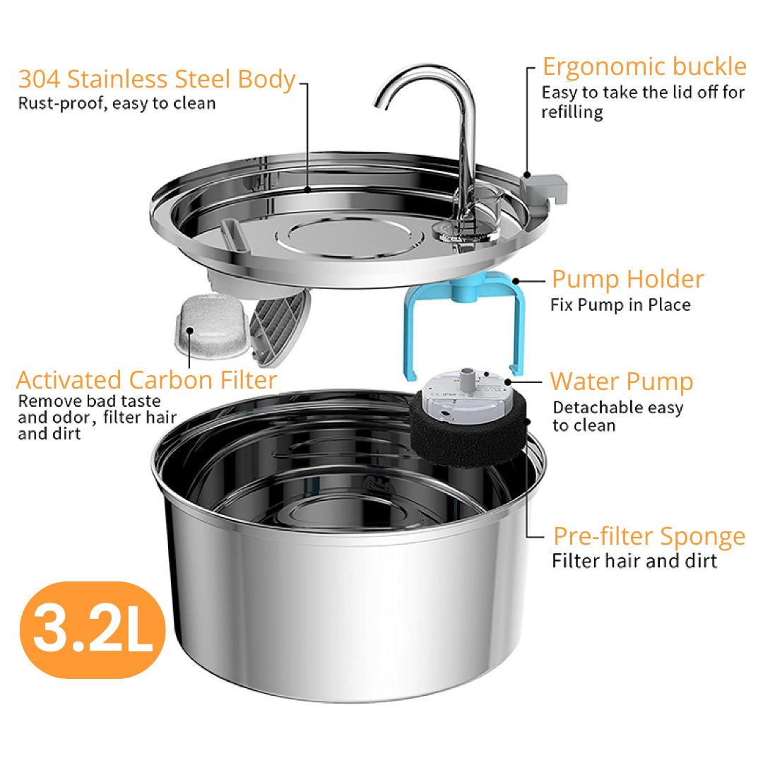 Cat Drinking Fountain Automatic Circulating Pet