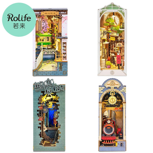 Robotime Rolife Four Kinds DIY Book Nook Stories