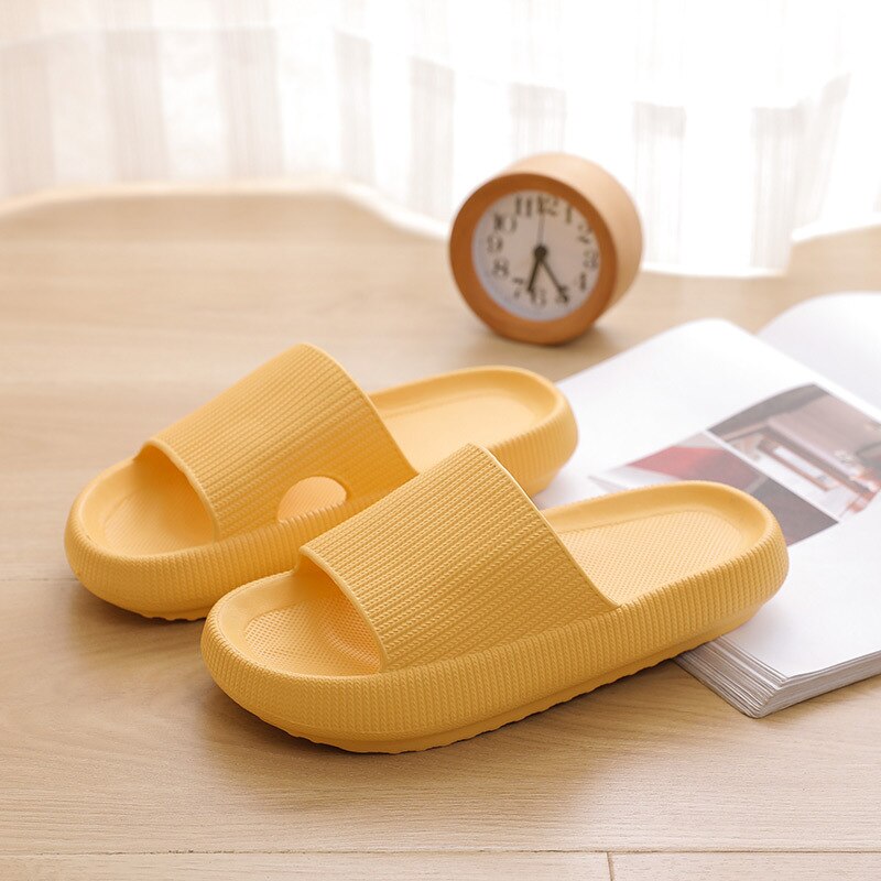 Bathroom Non-slip Slippers Fashion Thick Sole